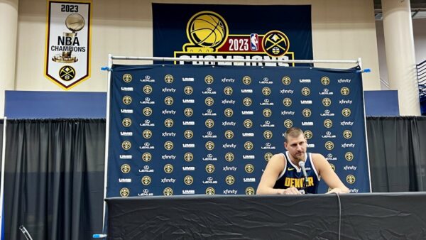 Nikola Jokic Denver Nuggets media day 2026