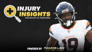 Dr. Ramos and Zach Bye discuss Marvin Mims Jr.’s injury