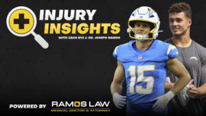 Dr. Ramos and Zach Bye discuss Ladd McConkey’s injury