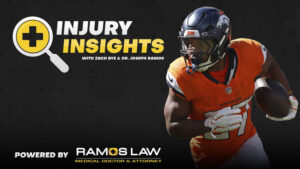 Dr. Ramos and Zach Bye discuss J.K. Dobbins hamstring injury