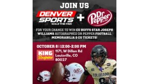 Win CU Tickets and autographed Dr Pepper memorabilia!