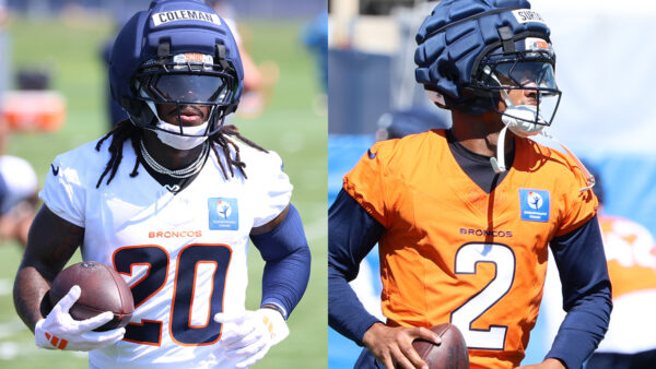 Broncos RB Jonah Coleman and CB Pat Surtain II