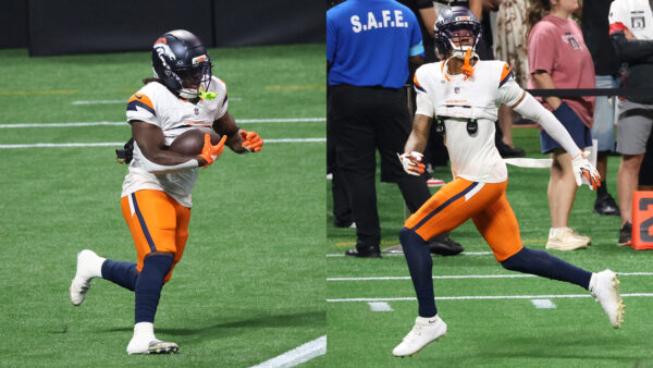 Broncos RB Jonah Coleman and CB Pat Surtain II