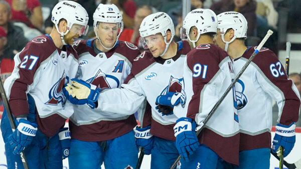 Avalanche goal Cale Makar Nathan MacKinnon