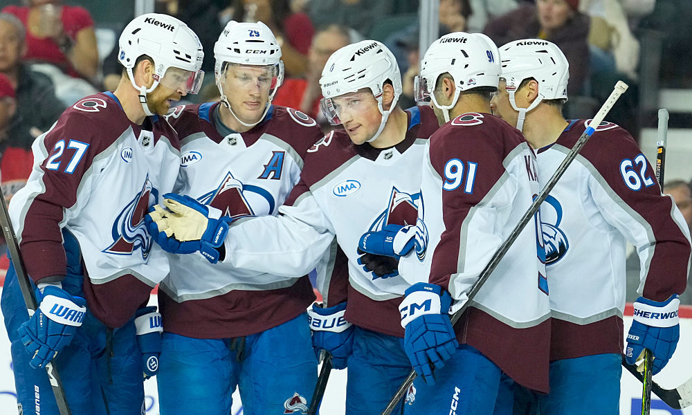 Avalanche goal Cale Makar Nathan MacKinnon