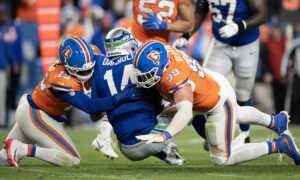 The Broncos committed to the turn-back-the-clock bit in every way