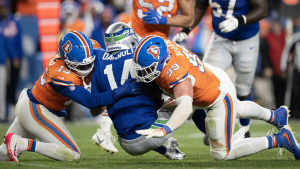 Broncos sack Sam Darnold