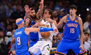 Nuggets are managing Aaron Gordon’s minutes, even on a night they needed every one