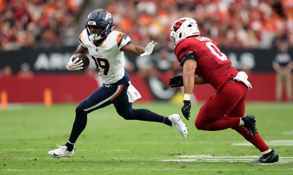 Broncos WR and KR/PR Marvin Mims Jr.