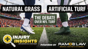 Dr. Ramos and Zach Bye discuss natural grass vs. artificial turf in the NFL