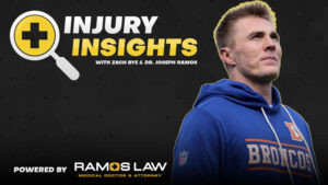 Dr. Ramos and Zach Bye discuss quarterback Bo Nix’s ankle