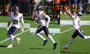 Broncos practice without three injured players