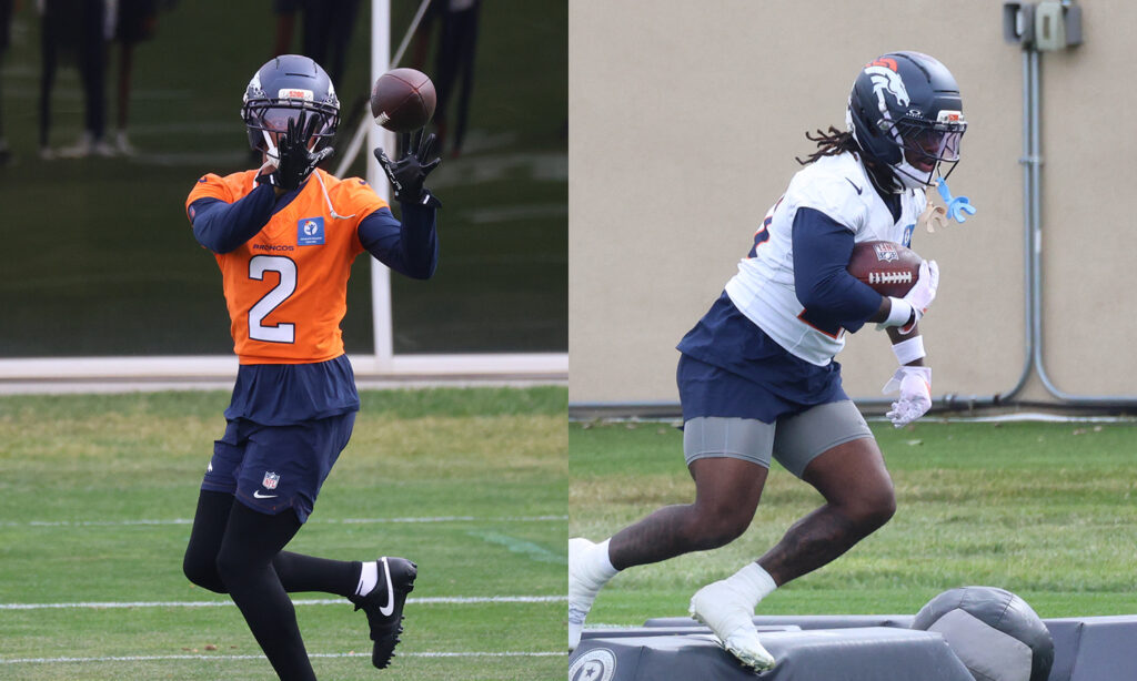 Broncos CB Pat Surtain II and RB Jonah Coleman